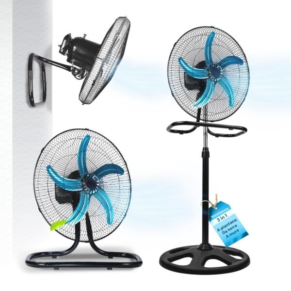 3-in-1 Industrial Metal Fan