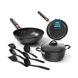 UNIZUKI 10 PCS COOKWARE SETS UN-IP003