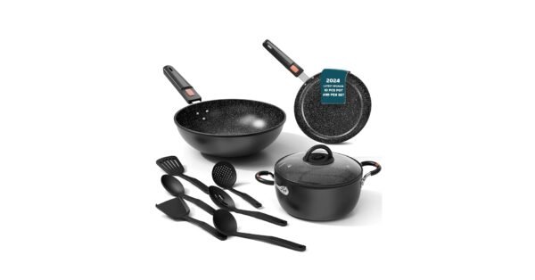 UNIZUKI 10 PCS COOKWARE SETS UN-IP003