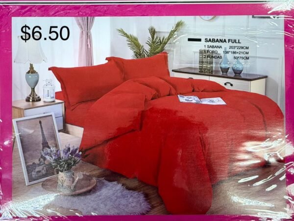 Red Full Comfort Set