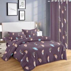 Midnight Feather Quilted Set