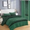 Emerald Geometric Curtain Set