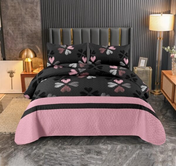 Pink & Black Petals Set