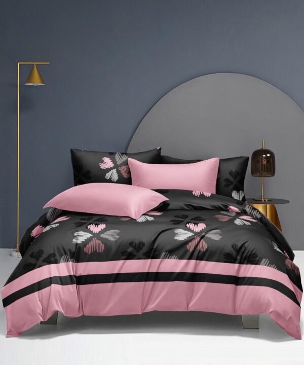 Pink & Black Petals Set